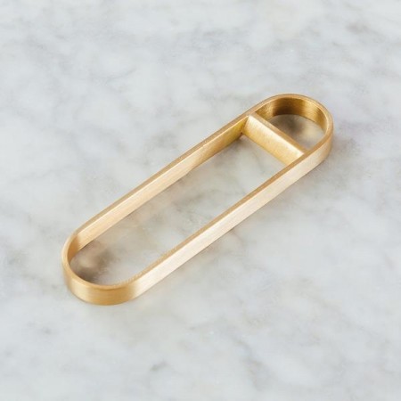 Flaskeåpner messing