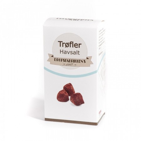 Sjokoladetrøfler med havsalt (100g)