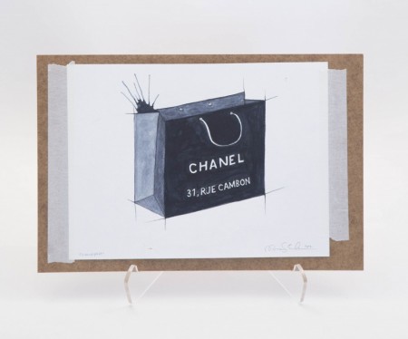 Signert original på MDF - "Chanelpose"
