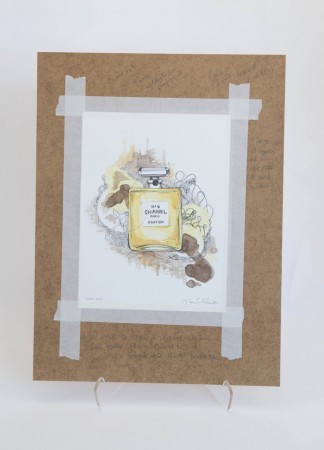 Signert original på MDF - "Chanel No.5"