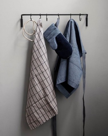Tea towel i lin og bomull